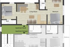Appartement map Rendl